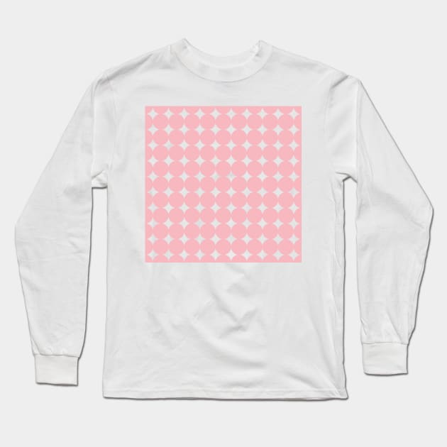 Retro Circles and Diamonds Long Sleeve T-Shirt by Makanahele